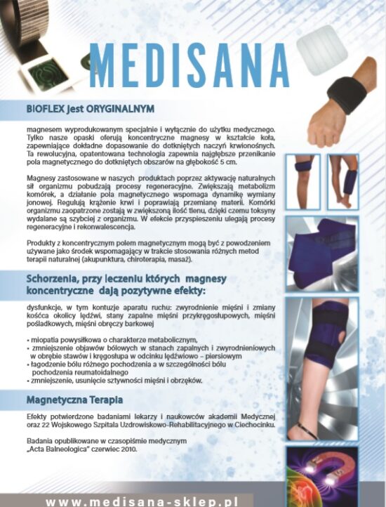 Opaska z magnesami na łydkę - obrazek 4