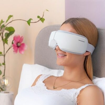 Urządzenie do masażu oczu ze sprężonym powietrzem
