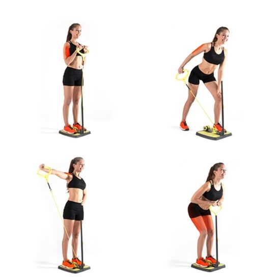 Aparat Fitness do Ćwiczeń Pośladków i Nóg z Przewodnikiem - obrazek 5