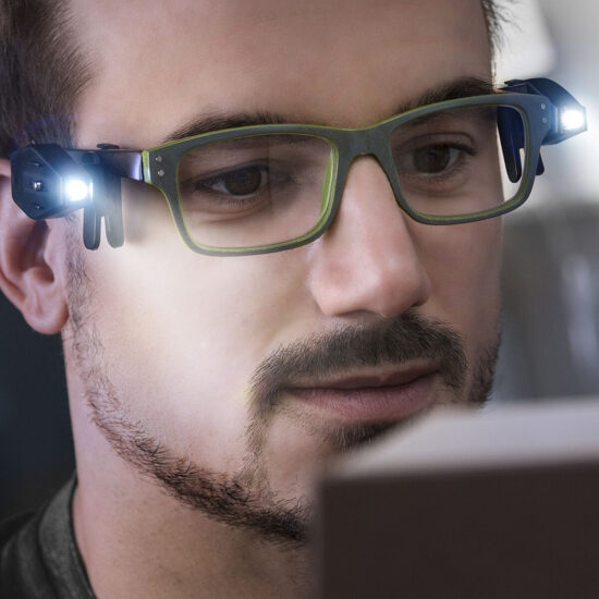 Klips do Okularów LED 360º  2 sztuki - obrazek 7