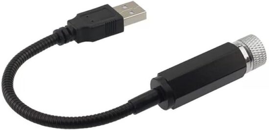 Lampa projekcyjna samochodu USB