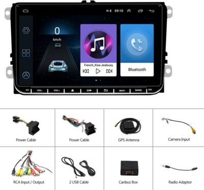 9-calowe radio samochodowe z systemem Android