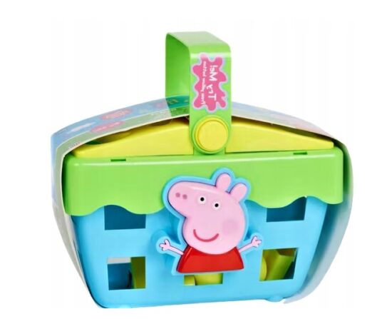 Klocki do nauki kształtów Świnka Peppa z dźwiękiem - obrazek 2
