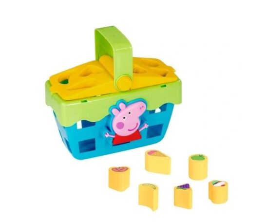 Klocki do nauki kształtów Świnka Peppa z dźwiękiem - obrazek 3
