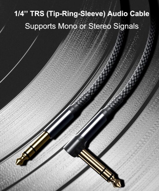 Kabel do instrumentów gitarowych zestaw 2 sztuki 9 m - obrazek 2