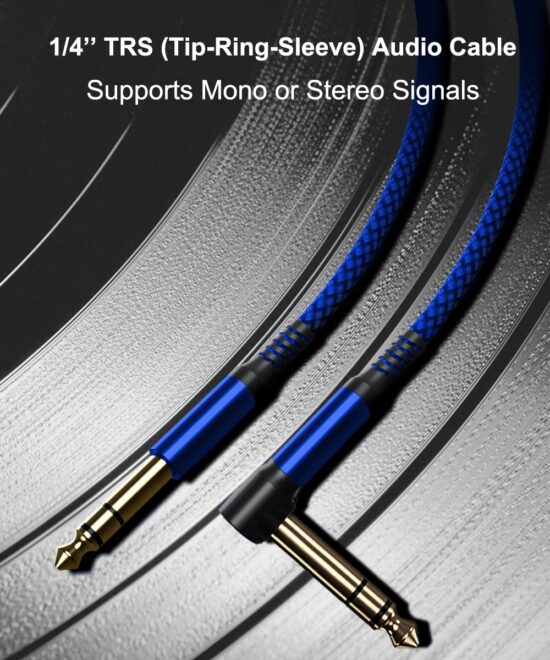 Kabel do instrumentów gitarowych zestaw 2 sztuki 6 m - obrazek 4