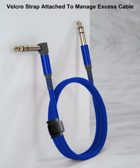 Kabel do instrumentów gitarowych zestaw 2 sztuki 6 m - obrazek 6