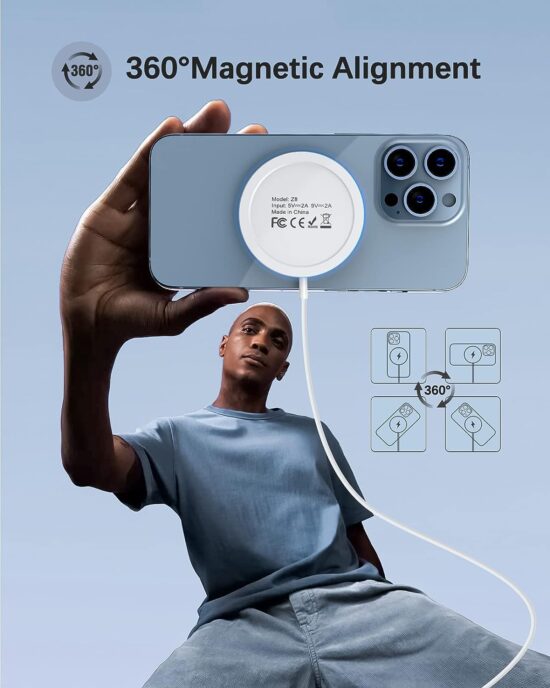 Magnetyczna bezprzewodowa ładowarka do Apple - obrazek 3