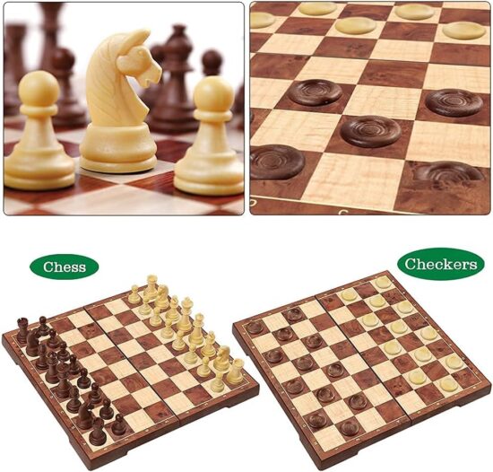 Magnetyczne szachy 2 in 1 - obrazek 4