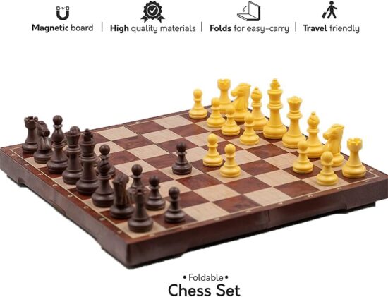 Magnetyczne szachy 2 in 1 - obrazek 6