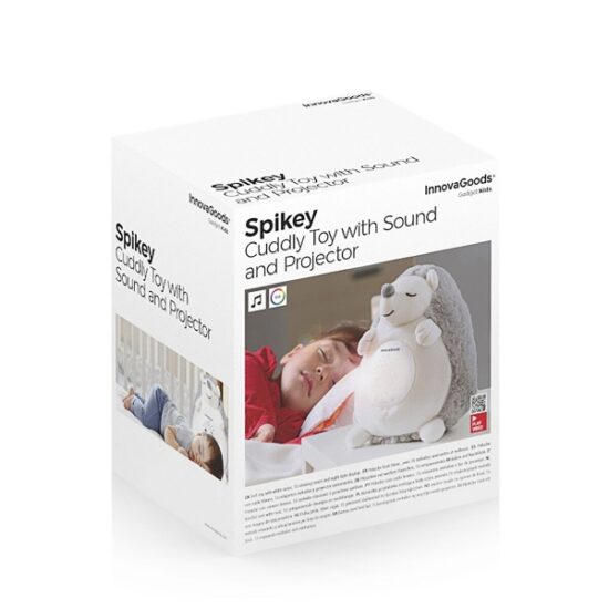 Pluszowy Jeż emitujący Biały Szum z Kojącym Projektorem - obrazek 3