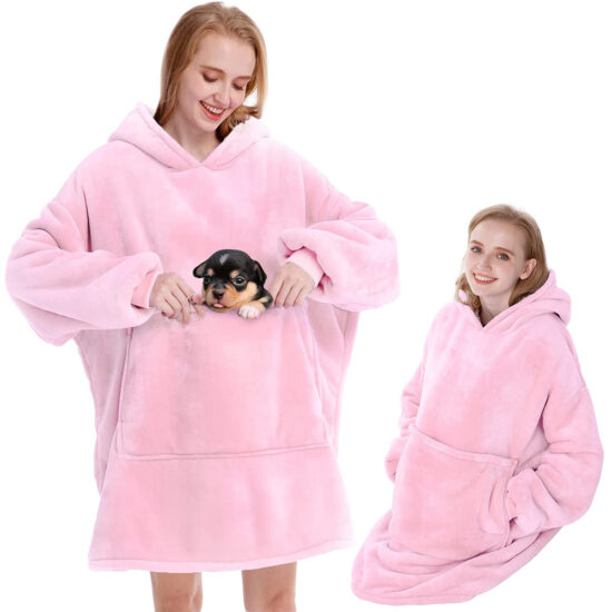 Ciepła Bluza Koc Oversize XXL 2w1