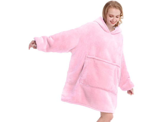 Ciepła Bluza Koc Oversize XXL 2w1 - obrazek 4