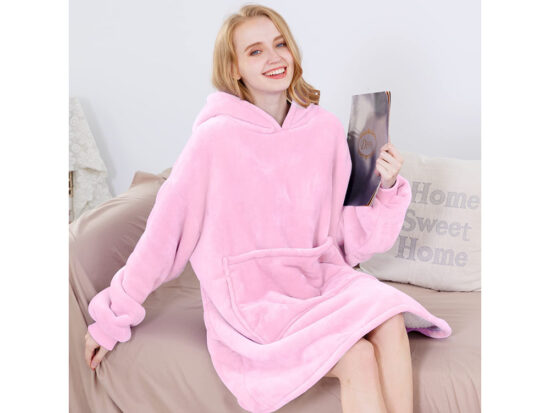 Ciepła Bluza Koc Oversize XXL 2w1 - obrazek 6