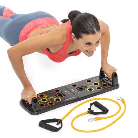 Deska do Pompek Push-Up z Taśmami Oporowymi i Przewodnikiem po Ćwiczeniach - obrazek 7