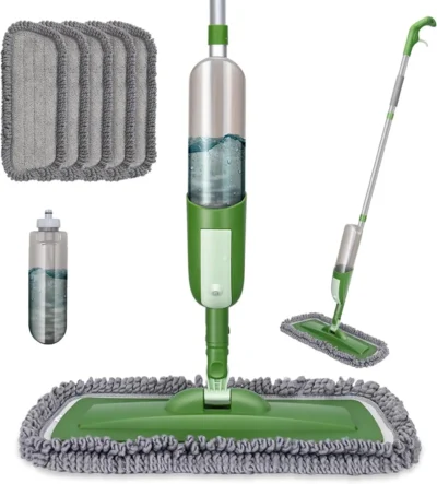 Mop płaski ze spryskiwaczem Teleskopowy