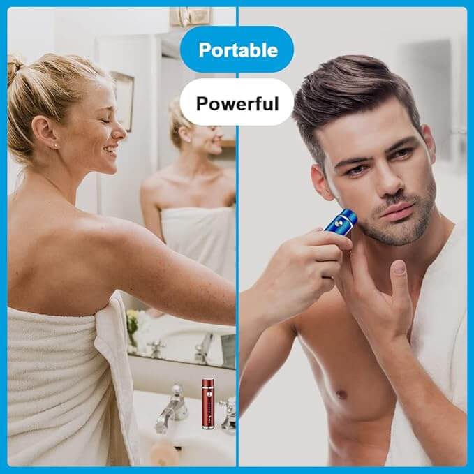 Depilator elektryczny, Do Twarzy, Brody, Wąsów, Nóg, Pach, Bikini, LED - obrazek 6