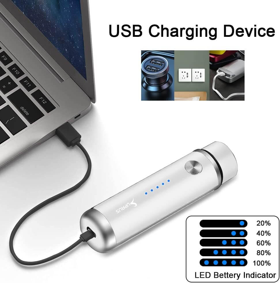 Depilator elektryczny, Do Twarzy, Brody, Wąsów, Nóg, Pach, Bikini, LED - obrazek 2