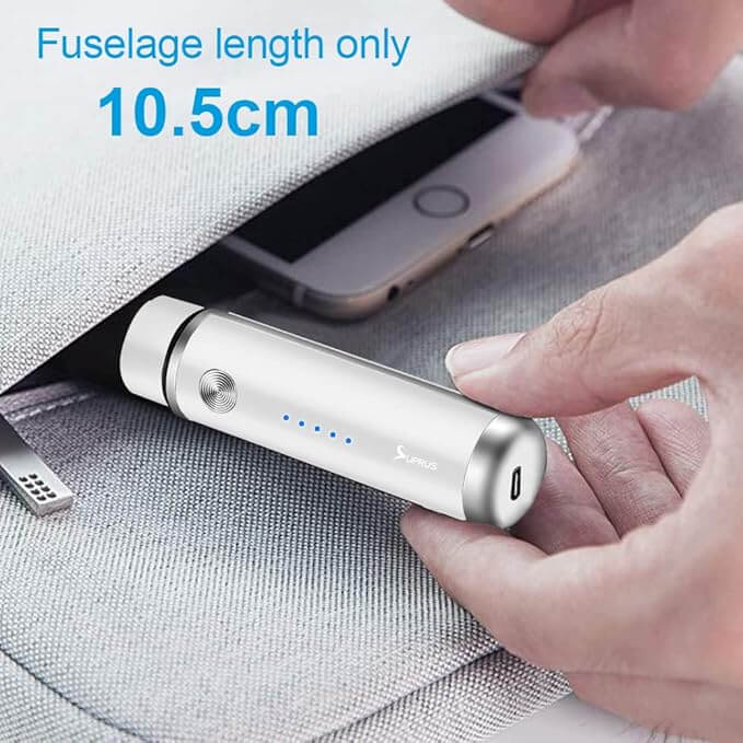 Depilator elektryczny, Do Twarzy, Brody, Wąsów, Nóg, Pach, Bikini, LED - obrazek 5