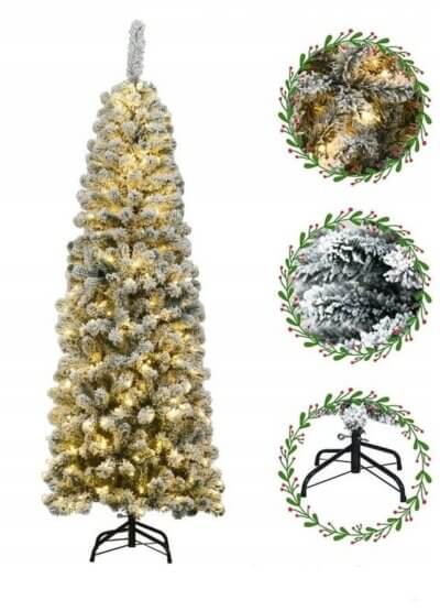 Sztuczna Choinka Z Lampkami LED 180cm