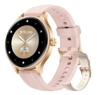 Smartwatch Zegarek Damski Różowy 2 Paski 1,27″