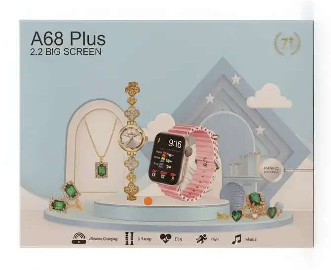 Zestaw smartwatcha i biżuteri