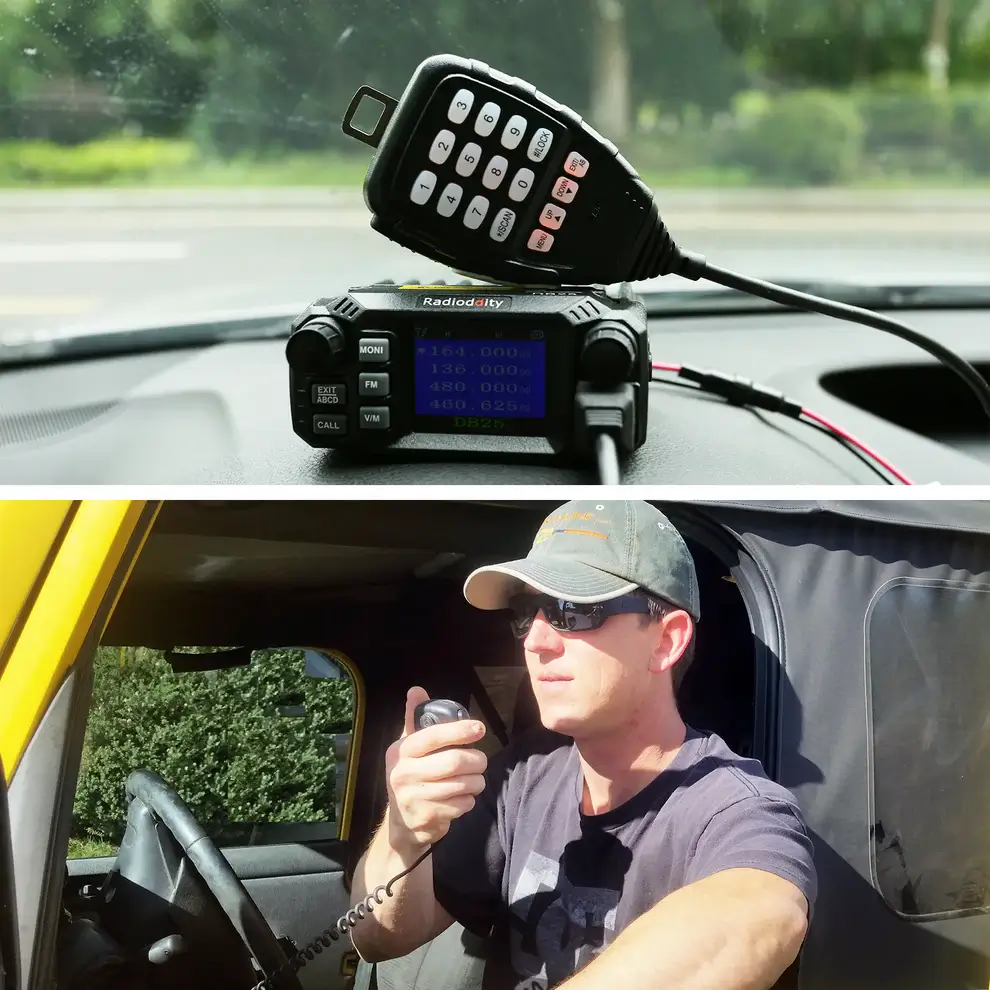 Radioddity DB25-D DMR mobilne urządzenie radiowe Dual Band