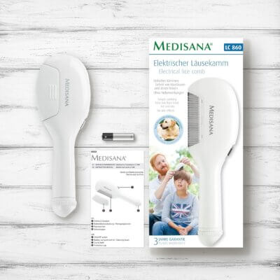 Grzebień Elektryczny Do Wszy  Medisana LC 860
