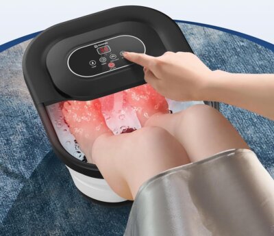 Składany Masażer do Stóp COMFIER z  Ogrzewaniem i Bąbelkami