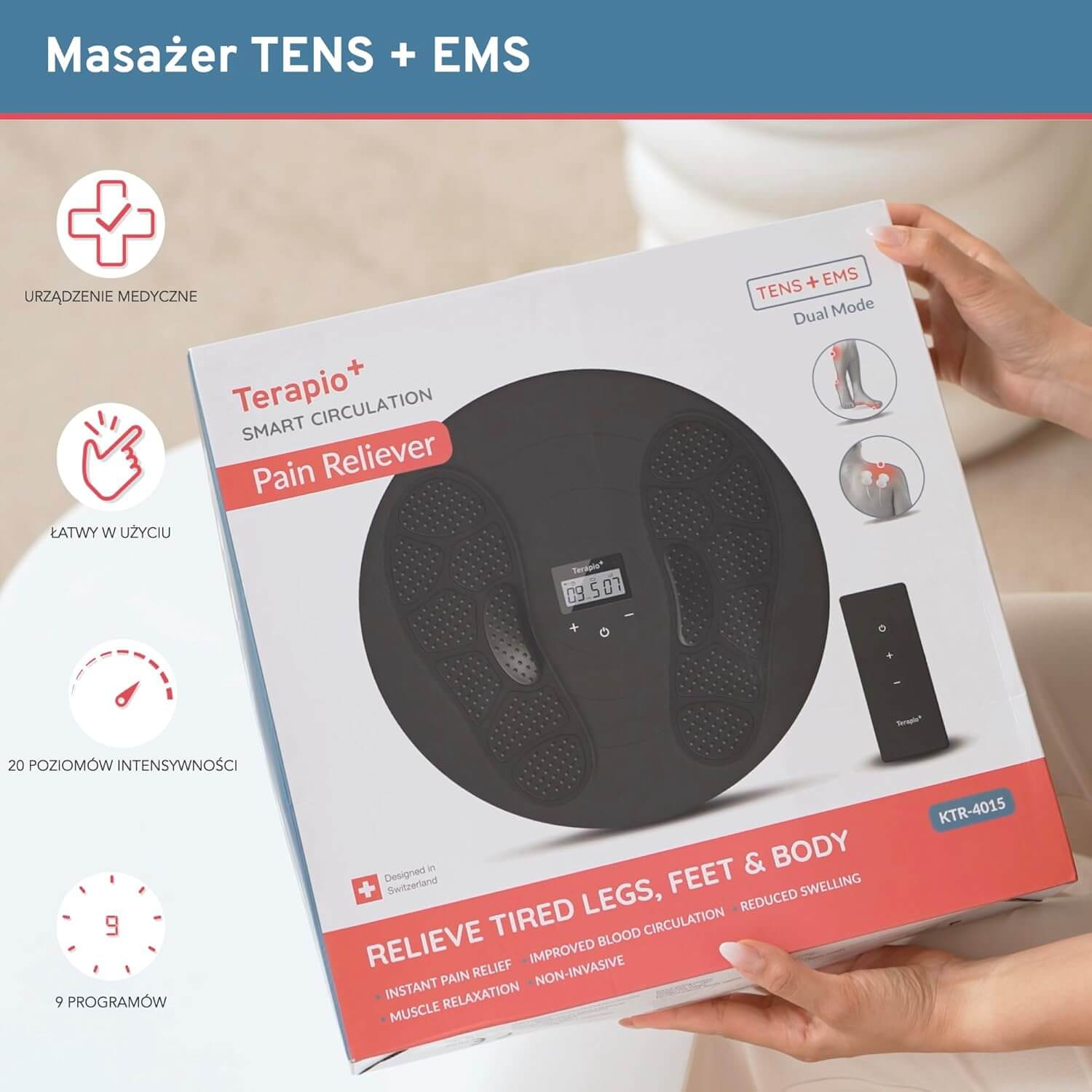 Elektrostymulator Krążenia Terapio Smart Circulation - obrazek 5