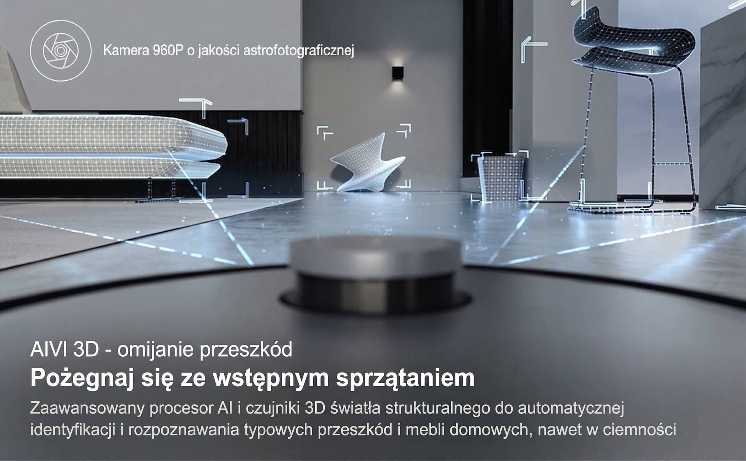 Robot Odkurzająco-Mopujący ze Stacją Czyszczącą 3w1 ECOVACS DEEBOT X1 TURBO - obrazek 5